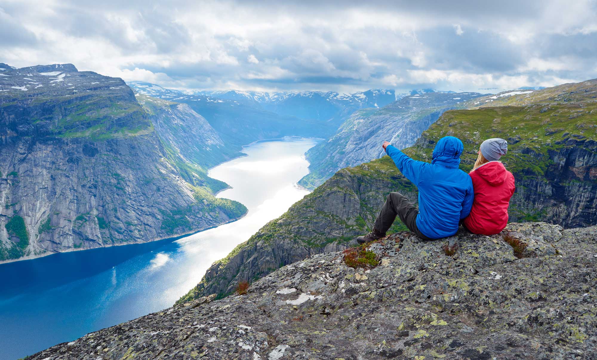 couple on mountain top